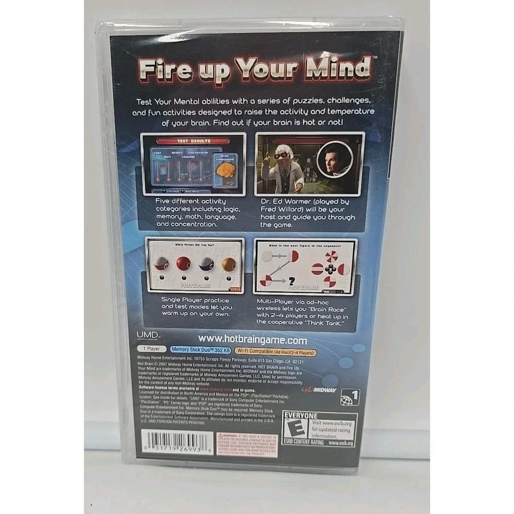 Hot Brain (Sony PSP, 2007) Game